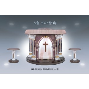 크리스탈 강대상-보혈원형B형