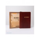 NIV Bible 대 단본(색인/이태리 신소재/지퍼/다크브라운) New Edition 2011